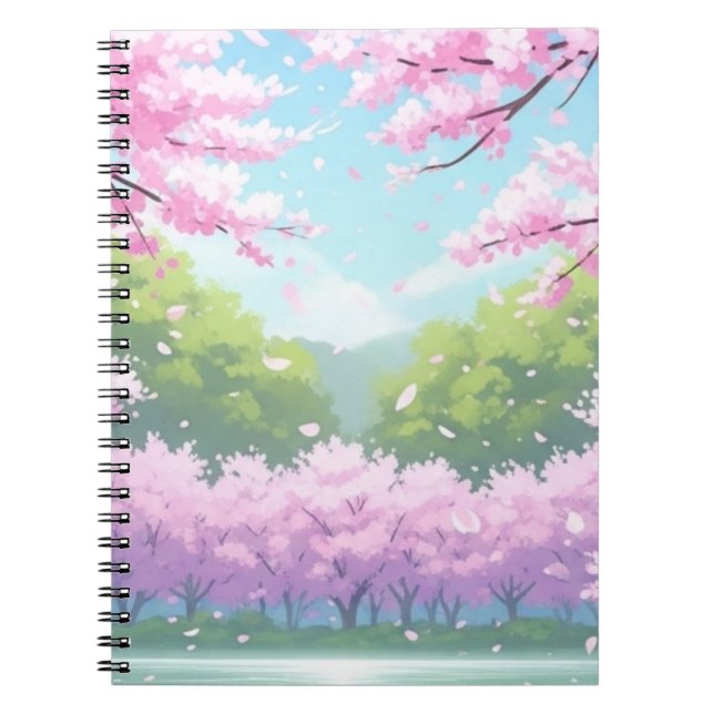 Cherry Blossom Notebook (Front)
