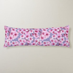 Cherry blossom pattern body cushion