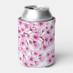 Cherry blossom pattern can cooler