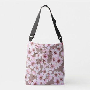 Cherry blossom pattern crossbody bag