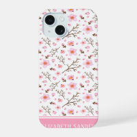 Cherry Blossom Pattern in pink tones