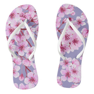Cherry blossom pattern jandals