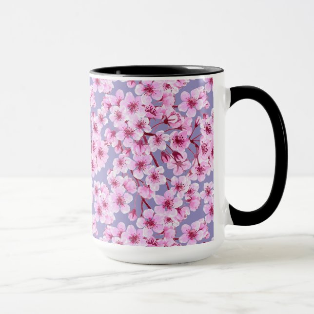 Cherry blossom pattern mug (Right)