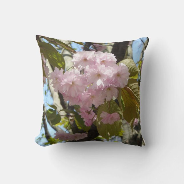 Cherry blossom photo cushion (Front)