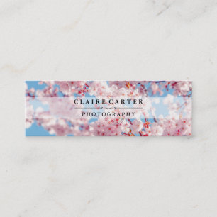 Cherry Blossom   Photographer Mini Business Card