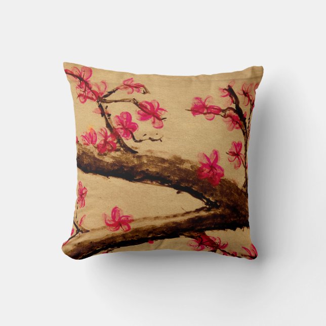 Cherry Blossom Pillow! Cushion (Front)
