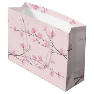 Cherry Blossom - Pink Large Gift Bag