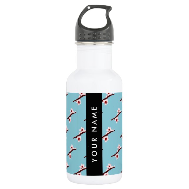 Cherry Blossom, Pink Sakura, Your Name 532 Ml Water Bottle (Front)
