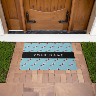 Cherry Blossom, Pink Sakura, Your Name Doormat