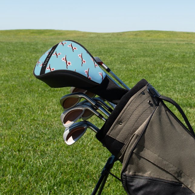 Cherry Blossom, Pink Sakura, Your Name Golf Head Cover (In Situ)