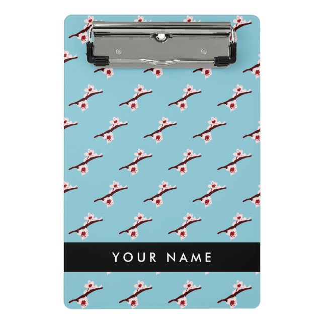 Cherry Blossom, Pink Sakura, Your Name Mini Clipboard (Front)