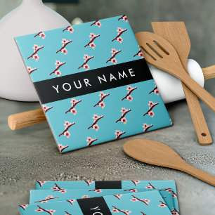 Cherry Blossom, Pink Sakura, Your Name Tile
