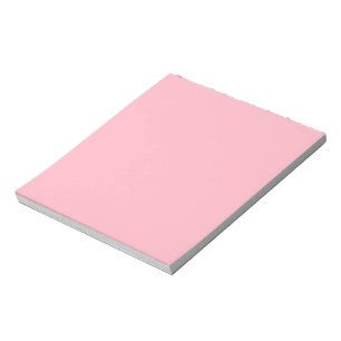 Cherry Blossom Pink Solid Colour Notepad