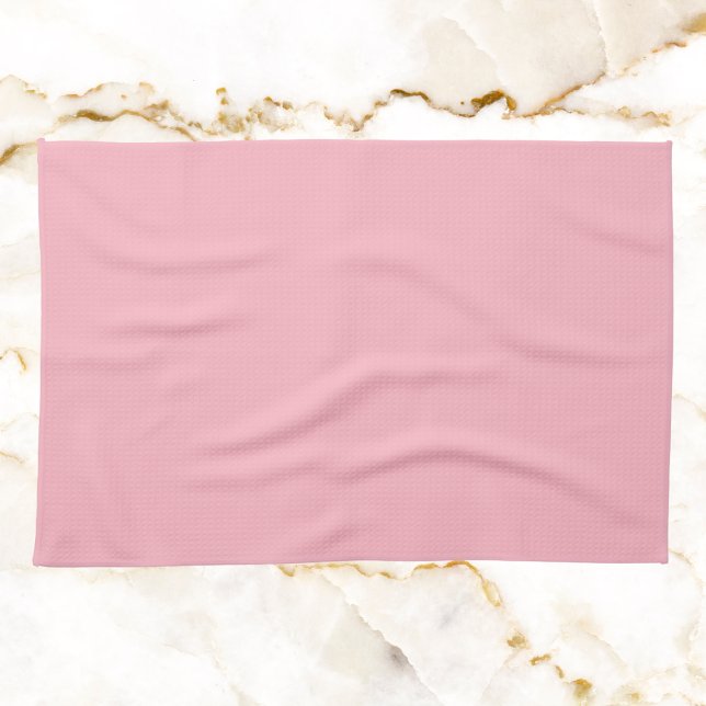 Cherry Blossom Pink Solid Colour Tea Towel (Creator Uploaded)
