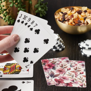 Cherry Blossom Playing Cards