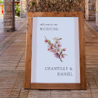 Cherry Blossom Printable Wedding Welcome