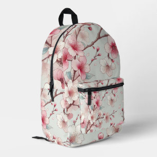 Cherry Blossom Printed Backpack