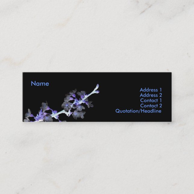 Cherry Blossom Profile Card (Front)