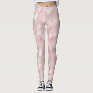Cherry Blossom Rain Pattern – Soft Falling Sakura  Leggings