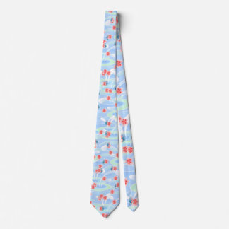 Cherry Blossom Rainstorm Tie