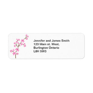 Cherry Blossom - Return Address