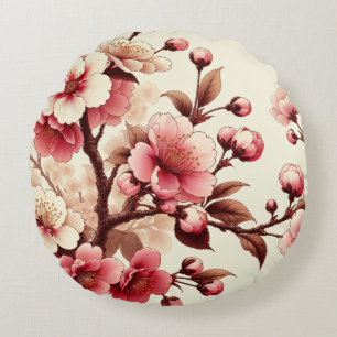 Cherry Blossom Round Cushion
