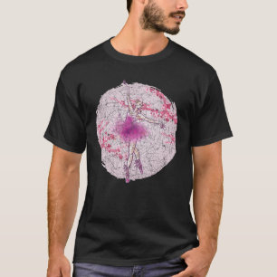 Cherry Blossom Sakura Ballerina En Pointe Dancing T-Shirt