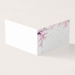 Cherry Blossom Sakura Japanese Art Tote  Business Card