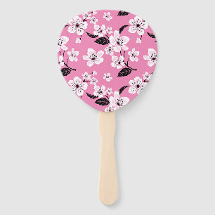 CHERRY BLOSSOM - SAKURA (LITE PINK) HAND FAN