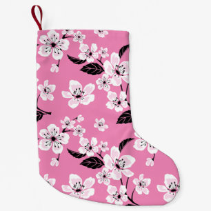 CHERRY BLOSSOM - SAKURA (LITE PINK) SMALL CHRISTMAS STOCKING