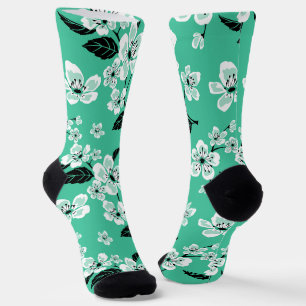 CHERRY BLOSSOM - SAKURA (MINT) SOCKS