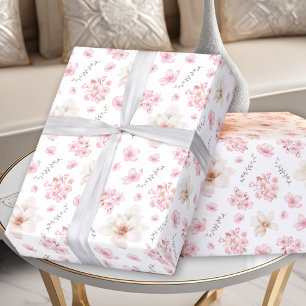 CHERRY BLOSSOM SAKURA PATTERN WRAPPING PAPER