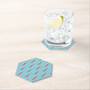 Cherry Blossom, Sakura, Pink Floral Pattern Paper Coaster