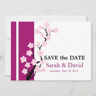 Cherry Blossom Save the Date