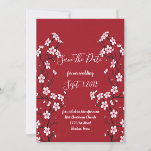 Cherry Blossom  save the date