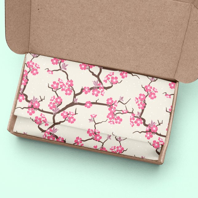 Cherry Blossom Seamless Flowers Tissue Paper (Creator Uploaded)