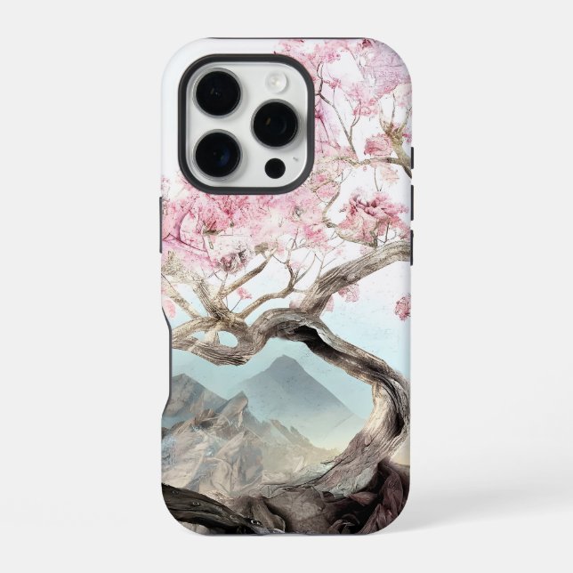 Cherry Blossom Serenade iPhone Case (Back)