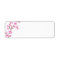 Cherry Blossom shipping address label
