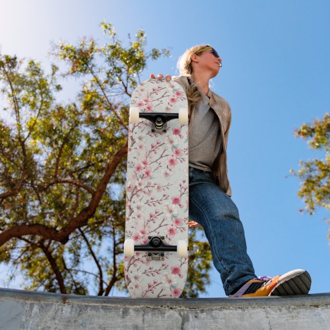 Cherry Blossom Skateboard (Outdoor 1)