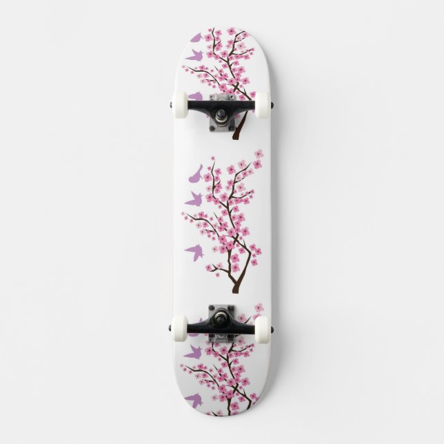 Cherry Blossom Skateboard (Front)