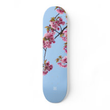 Cherry Blossom Skateboard by Evlear