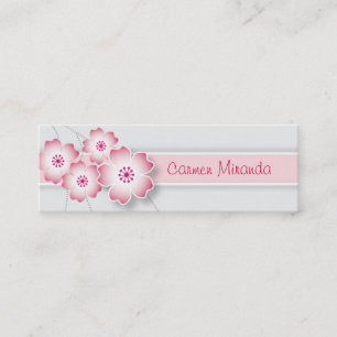 Cherry Blossom Skinny Card
