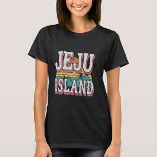 Cherry Blossom South Korea Vulcano Travel to Jeju T-Shirt