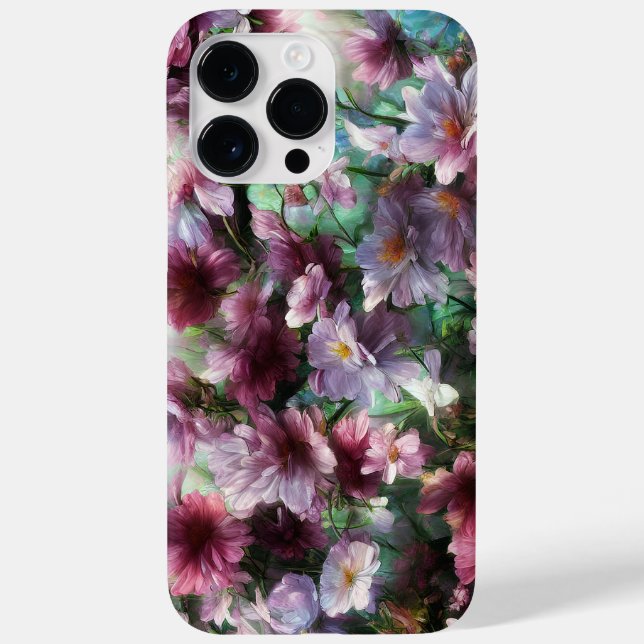 Cherry Blossom Splash Flowers Case-Mate iPhone Case (Back)