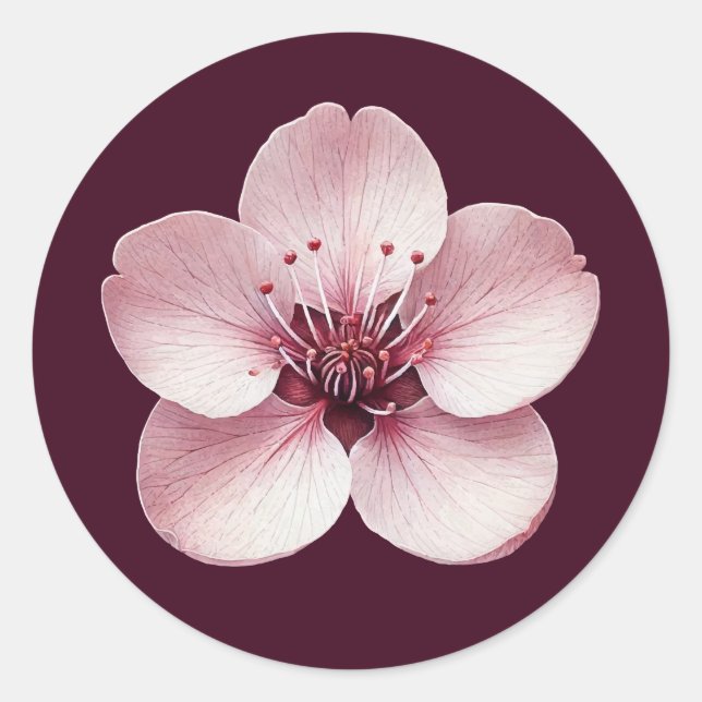 Cherry Blossom Sticker (Front)