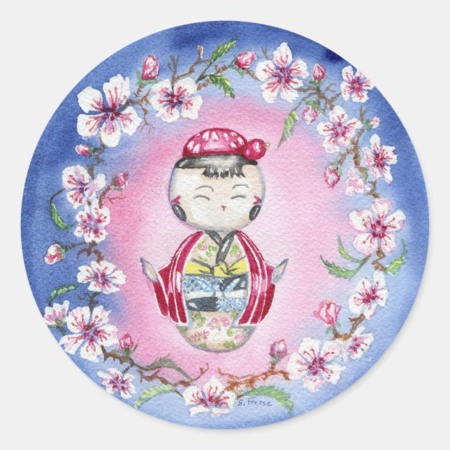 "Cherry Blossom" Stickers (Front)