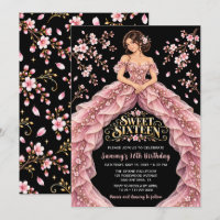 Cherry Blossom Sweet Sixteen Birthday