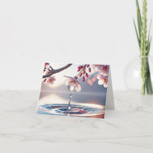 Cherry Blossom Sympathy Thank You Card