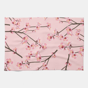 Cherry Blossom Tea Towel