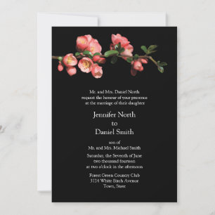 Cherry Blossom Template Wedding Invitations
